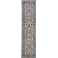 thumbnail image 1 of Unique Loom Kashan Traditional Floral Area Rug, 2 Feet 7 Inch x 10 Feet, Gray/Ivory, 1 of 10