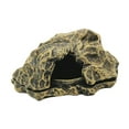 thumbnail image 3 of LOVIVER Accessoires de Cachette pour Reptiles Roche en Résine pour Petits Reptiles Amphibiens Lézards Couleur Bronze, 3 of 8