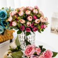 thumbnail image 1 of Ofertas Únicas, Pintura al óleo Pequeño capullo de té Pequeño ramo de simulación de rosas Flores artificiales Decoración del hogar Fotografía Adornos florales hechos a mano Akmoler, 1 of 9