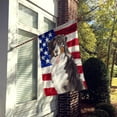 thumbnail image 2 of Patriotic USA Bernese Mountain Dog House Flag, 2 of 4