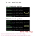 thumbnail image 4 of Placa de ExpansióN PCIE M.2 NVME 2230 2242 Gen3 SSD HAT + Estuche + Disipador de SSD para 5 PCIE M.2 NVME SSD HAT, 4 of 5