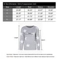 thumbnail image 6 of Crewneck Sweaters for Women Trendy Star Sweater Casual Pullover Sweaters Fall Lightweight Girls Sweaters Shermie, 6 of 6