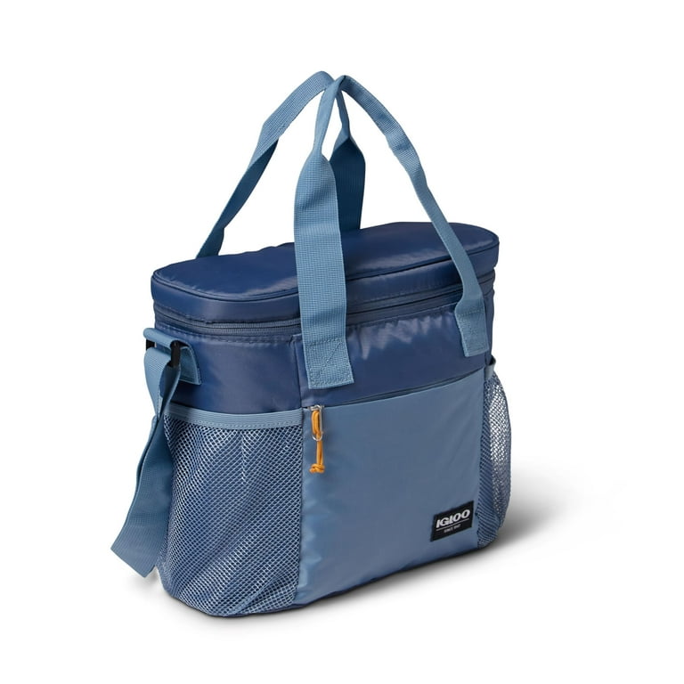 Igloo 12 Can Halo Cube Lunch Tote Cooler Bag - Blue