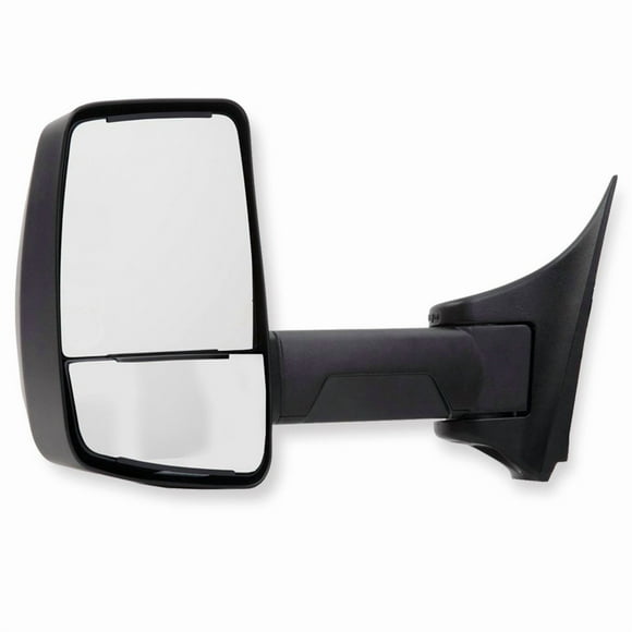 Velvac Miroir Extérieur 715919 Modèle Deluxe 2020XG; Largeur du Corps 96 Pouces; Côté Gauche Seulement; Noir; Verre Plat/convexe Manuel; Non Pliable; Miroir Non Chauffé; Simple