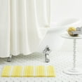 thumbnail image 2 of Sohome Chino Striped Machine Washable Bath Mat, Yellow/White, 27"x48", 2 of 9