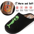 thumbnail image 2 of BERANMEY Halloween Slippers for Women Perfect Soft Plush Comfy Warm Slip-On Cute Womens Slippers Indoor Fluffy House Slippers for Women and Men Non-slip Fuzzy Flat Slides, 2 of 8