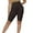 Black-01, variant on REALiKUN High Waisted Leggings for Women Knee Length Capri Yoga Pants Workout Running Leggings