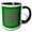 Black/White, variant on 3drose, Celtic Interwoven Rectangular Knot Pattern 3, 15oz Mug