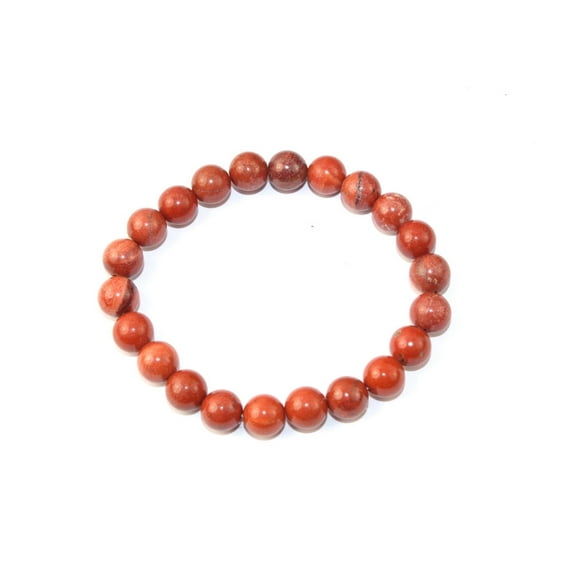 Red Jasper 8mm Stretch Bracelet for Men Or Woman,Grounding stone,Natural Crystal,Positive Energy