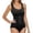 Black, variant on Unir Sleeveless U-Neck Front Hook Tummy Control Bodysuit, Midriff Adjustable Waist Cincher, Stretch Nylon Full Body Butt Lifting Shaper, 1 Piece, M-L-XL-XXL-3XL Plus Size Friendly