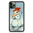 thumbnail image 1 of Snow Man Phone Case North Pole Christmas Slim Shockproof Hard Rubber Custom Case Cover For iPhone X / Xs, 1 of 5