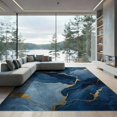 thumbnail image 2 of ODIKA 6'x9' Stylish Bold Color Arrangement Washable Area Rug Easy Care, Non-Shedding, for Queen Size Bedroom Under Bed Master Suite, 2 of 7