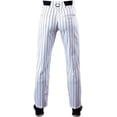 thumbnail image 4 of Evoshield Men's Salute Pinstripe Open Bottom Baseball Pants White/Black M, 4 of 4