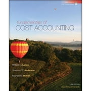 Fundamentals of Cost Accounting (Hardcover) by William Lanen, Shannon Anderson, Lanen William