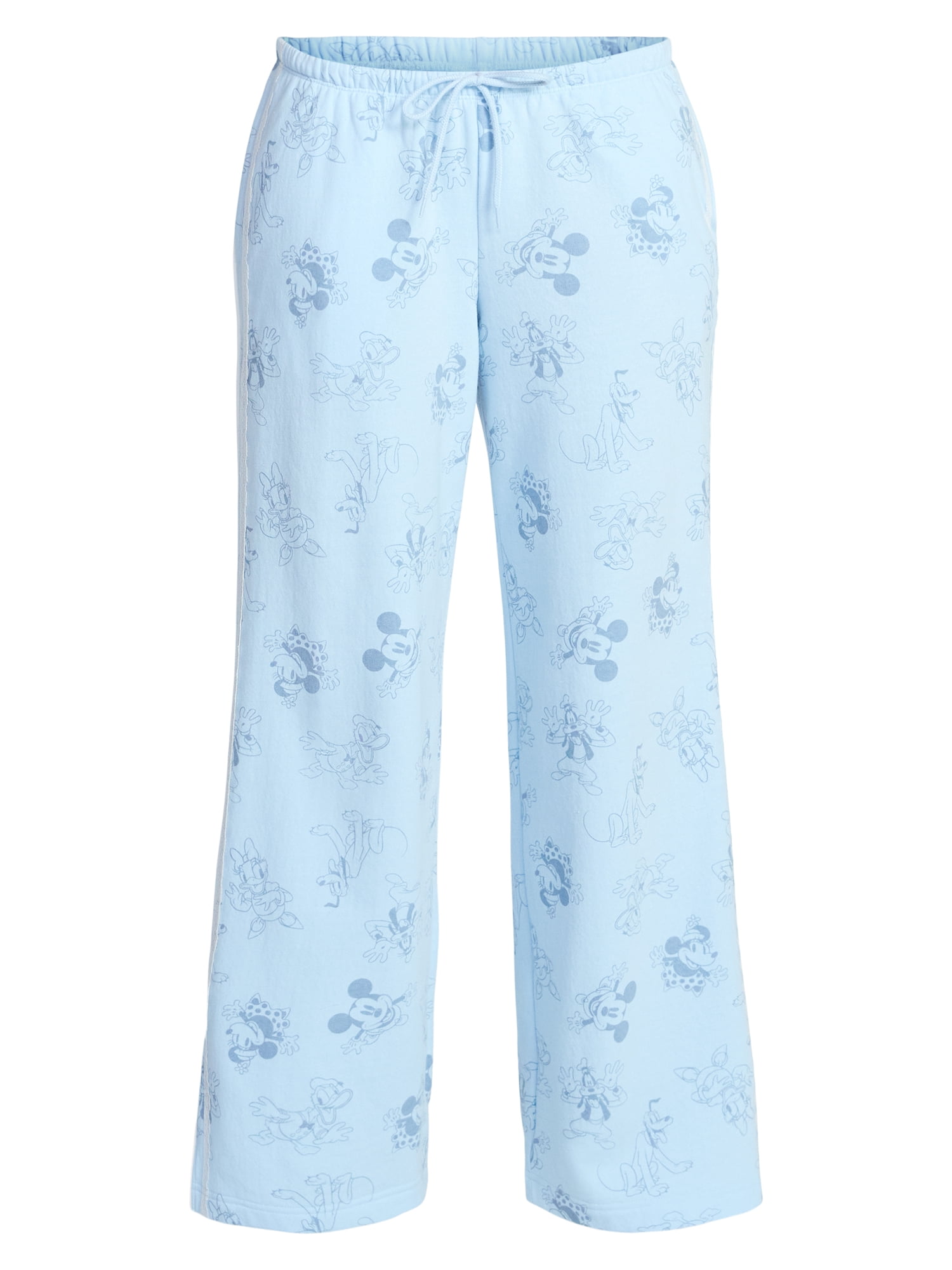 Disney Mickey Mouse and Friends Women's Printed Fleece Sweatpants, Sizes XXS-XXL