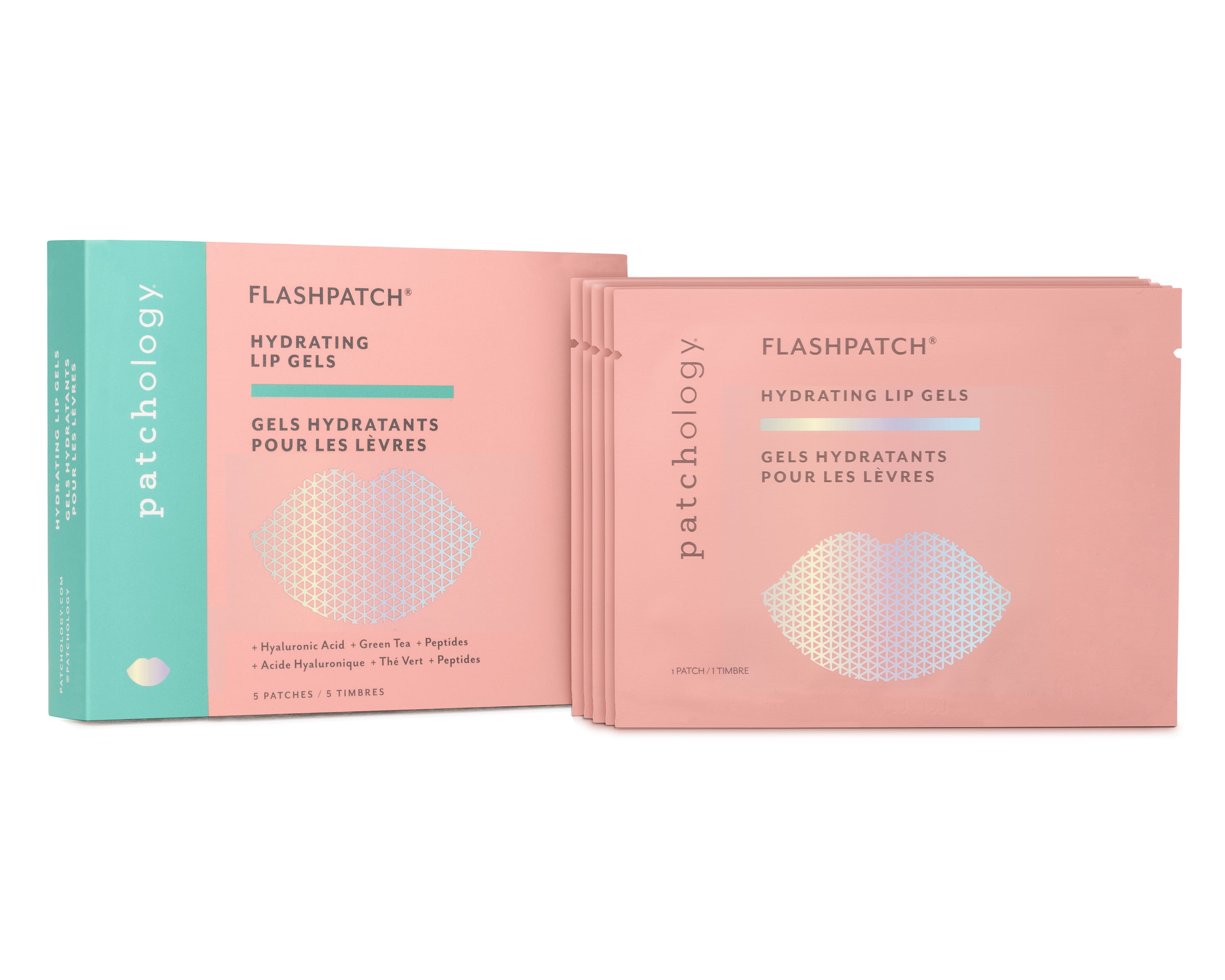 Patchology FlashPatch Hydrating Lip Gels 5 Pairs/Box