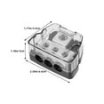 thumbnail image 7 of WHAMVOX 2pcs Car Audio Amplifier Modification Grounding Box Distribution Block Sound For Private And Audio Accessories, 7 of 7