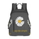 thumbnail image 1 of Fotbe Keep Life Simple Daisy Flower Mochila Ligera para Hombres y Mujeres - Duradera y Resistente al Agua, Ideal para Escuela, Trabajo, Viajes y Uso Diario, 1 of 7