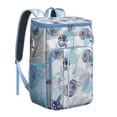 thumbnail image 1 of Tropical Fish Print Cooler Backpack - Leakproof 20L Insulated Lunch Bag for Outdoor, Picnic & Seaside Trips, 1 of 4