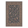 thumbnail image 2 of KUETH 2x3 Low Pile Flower Accent Rug, Machine Washable Soft Non Slip Backing Rug, Dusty Navy Rug for Entryway Bedroom, 2 of 4