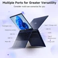 thumbnail image 6 of 17.3" IPS FHD-Laptop, Intel 6 Cores i3-1215U 16GB RAM 1TB SSD (Beat Ryzen 5 7520U, Up to 4.4GHz) Computer with 65W GaN Type C Backlit Keyboard Fingerprint, for Home Student and Business, 6 of 6