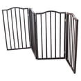 thumbnail image 6 of COSMOS Freestanding Folding Pet Gate for Doorways and Stairs, Solid Wood Dog Barrier in Dark Brown, No Installation Required, 6 of 9