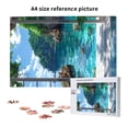 thumbnail image 6 of Disketp Tropical Paradise Window View Custom Puzzle Personalized Puzzles 1000 Pieces, Customized Picture Puzzle for Adult and Teens((29.5×19.7in, Vertical), 6 of 9