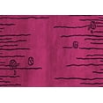thumbnail image 1 of Ahgly Company Indoor Rectangle Abstract Pink Modern Area Rugs, 4' x 6', 1 of 4