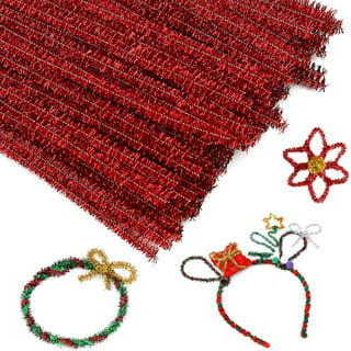 Buy G2PLUS Multi-Colored Glitter Pipe Cleaners, 200PCS Sparkly Pipe  Cleaners for Craft, 30CM Christmas Pipe Cleaners, 6mm Glitter Craft Pipe  Cleaners for DIY Craft Projects, Christmas Ornament Making Online at  desertcartINDIA