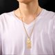 thumbnail image 4 of Egyptian God Talisman Stainless Steel Pendant Necklace for Women/Men Wisdom Thoth Ibis-head Amulet Gold Plated Jewelry, 4 of 5