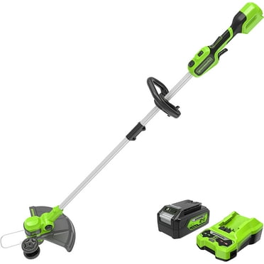 Greenworks 24V 13-Inch Brushless String Trimmer Gen 2, 4.0Ah USB Battery and Charger Included