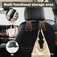 thumbnail image 5 of Car Headrest Hooks Wear Resistant Backseat Hanger Hook Load Capacity Car Seat Storage Hanger Safe Secure Car Headrest Hanger Space Saving Car Headrest Hooks for Car, 5 of 9