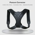thumbnail image 4 of Graflsoa Adjustable Neoprene Posture Corrector for Adults & Kids - Black, Size S - Spine Alignment & Pain Relief Support, 4 of 6