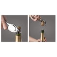 thumbnail image 4 of Abridor de botellas Vacu Vin Champagne de acero inoxidable, 4 of 5