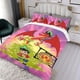 thumbnail image 3 of Dragón Americano Jake Long Conjunto de sábanas temático, trío de piezas, cómodo y amigable con la piel, diseño único, regalo de decoración para el hogar para familiares, amigos y fans,173cm *218cm, 3 of 6
