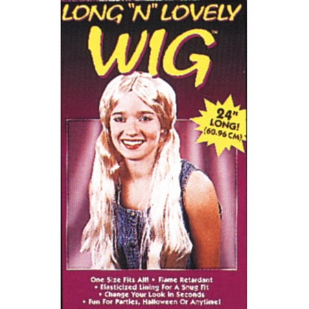 Blonde Long Locks Wig Adult Halloween Accessory