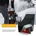 thumbnail image 4 of Snow Blower Cover for 2-Stage & 3-Stage Snow Throwers 23-27" | Waterproof Dirt-Proof Polyester Fabric with Drawstring & Windproof Buckles | Outdoor Protection Cover, 1 Pack, 4 of 7