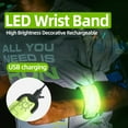 thumbnail image 4 of Cheer US LED Glow Bracelets Light Up Wristbands Flashing Arm Wrist Bands, Flashing Sports Wristband Glow in The Christmas Dark Party Supplies for Concerts, Festivals, 4 of 8