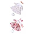 thumbnail image 1 of Paquete de 2 vestidos de flores para muñecas de 30 cm para fiesta de Navidad Macarena faldas de muñeca, 1 of 8