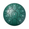 thumbnail image 2 of HEROOY Upgraded 6″ 11-Note Steel Tongue Drum - Patterned Outdoor Melody Creator Musical Gift for Creative Play W, 2 of 3