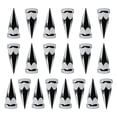 thumbnail image 2 of 33mm Thread-on Spiked Lug Nut Covers ABS Chrome Plastic Fits Semi Truck 20PCS, 2 of 6
