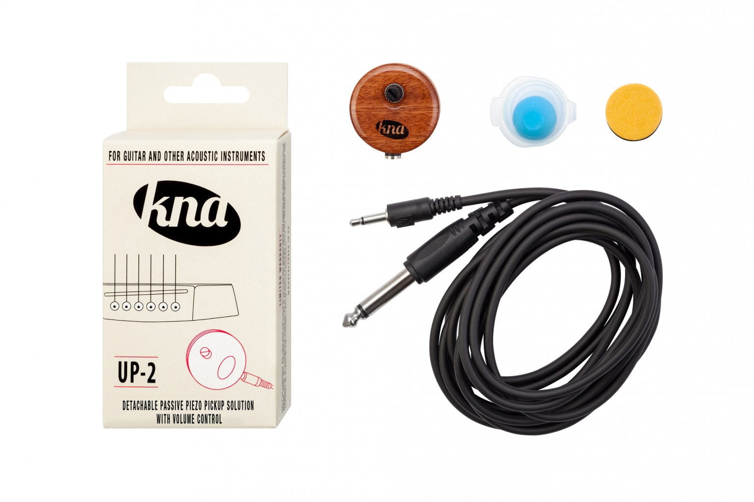 KNA Portable Acoustic Guitar Pickup with Volume Control