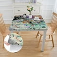 thumbnail image 2 of Acheng Bird Musical Notes Square Tablecloth for Picnic Dining Kitchen Farmhouse 100% Polyester Fiber 40*40, 2 of 8