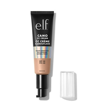 E.L.F. Camo CC Cream: The Ultimate Color Correcting Foundation with SPF 30 - Light 280N, 1.05 oz. Achieve a Flawless Complexion Now!