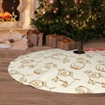 thumbnail image 6 of Lsque Funny Pigs Print Christmas Tree Skirt, Tree Skirt with Ties or Velcro, Perfect for Holiday Decorations, Halloween, and New Year-36", 6 of 7