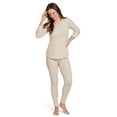 thumbnail image 3 of Jockey Women's Long Sleeve Waffle Henley, 3 of 3