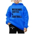 thumbnail image 2 of AOMPMSDX Outfits Set For Boys Kids Hoodie Sweatshirt And Sweatpants Pullover Hoodie Set Tracksuit 2 Piece Outfits Blue 13 Years-14 Years, 2 of 4