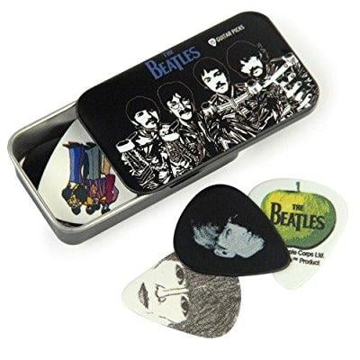 Artist Signature Guitars - planet waves beatles signature guitar pick tins, sgt. peppers