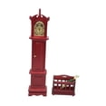thumbnail image 3 of Jugar Reloj Juguete 1:12 Vivir Miniatura de madera Pretend Room Dollhouse Muebles simulación juguete para el hogar, 3 of 8