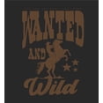 thumbnail image 5 of Cowboy Wanted And Wild Women's Black Crew Neck Short Sleeve Top-XL, 5 of 6